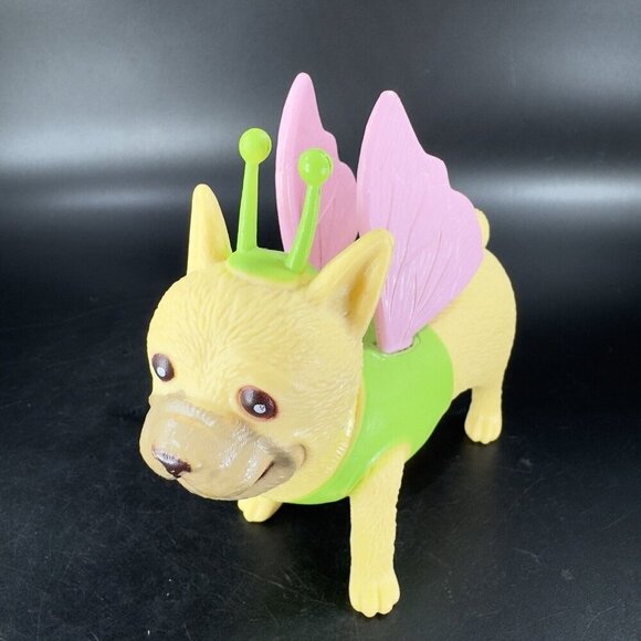 Ankyo Development Party Puppy Dog In Butterfly Costume Figurine Decor Plastic - Picture 8 of 14